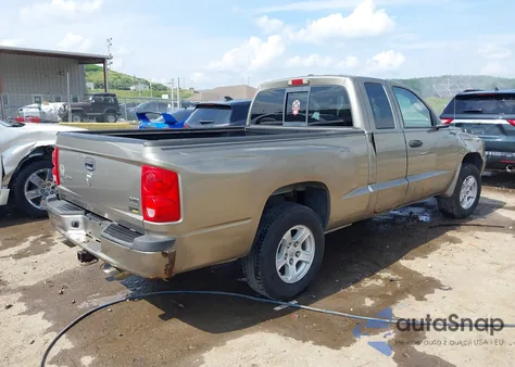 2007 Dodge Dakota Slt из США, поврежденный, VIN 1D7HW42P67S138343